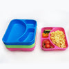 Image of Colored Reusable Lunch Boxes - Set of 9