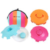 Image of Prêt-à-Paquet Lunch Boxes Pink/Blue/Orange - Set of 3