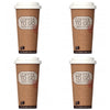 Image of Travel coffee mug Corky Cup Leak Proof - Set of 4