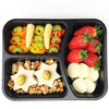 Image of Black Reusable Lunch Boxes - Set of 10