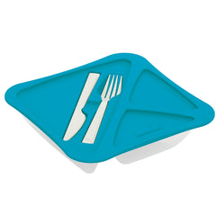 Lunch Box With Fork And Knife - Set of 2