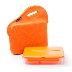 orange lunch box